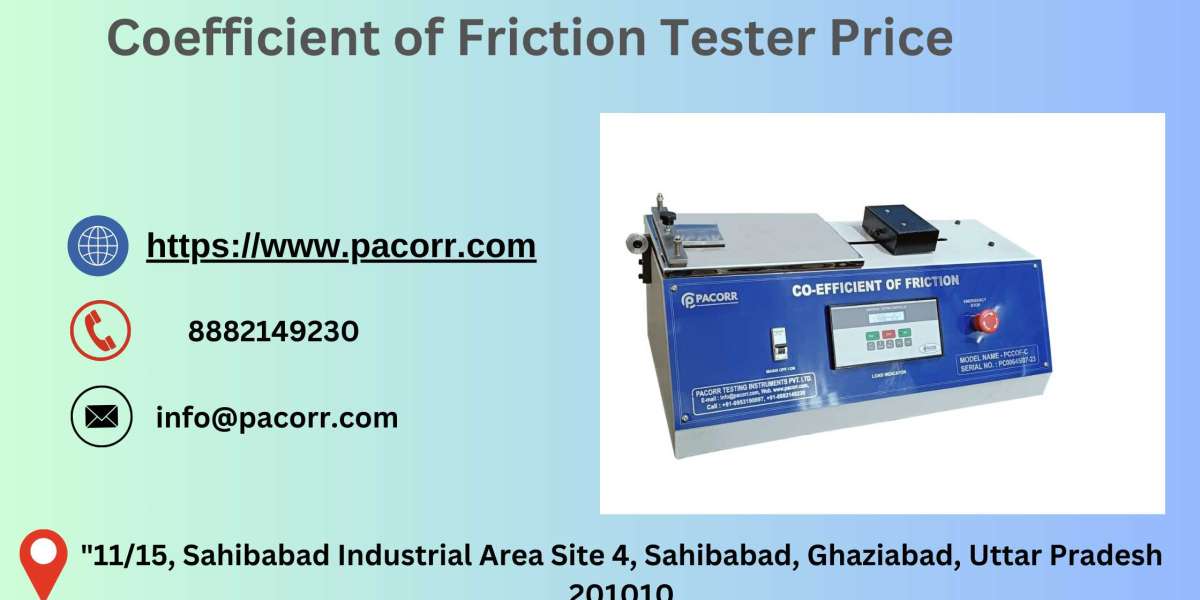 Comprehensive Analysis of Friction Properties: The Key Features of the Coefficient of Friction Tester